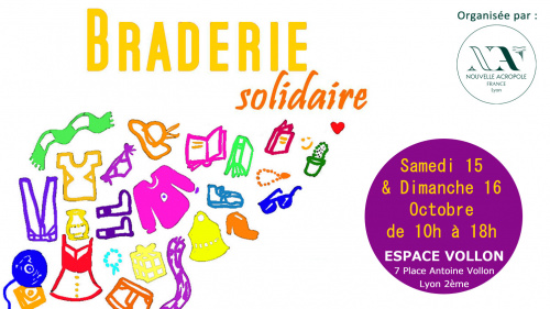 Braderie solidaire aux livres et aux vêtements