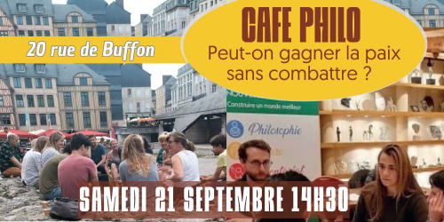 Café philo : « peut-on gagner la paix sans combattre ? »